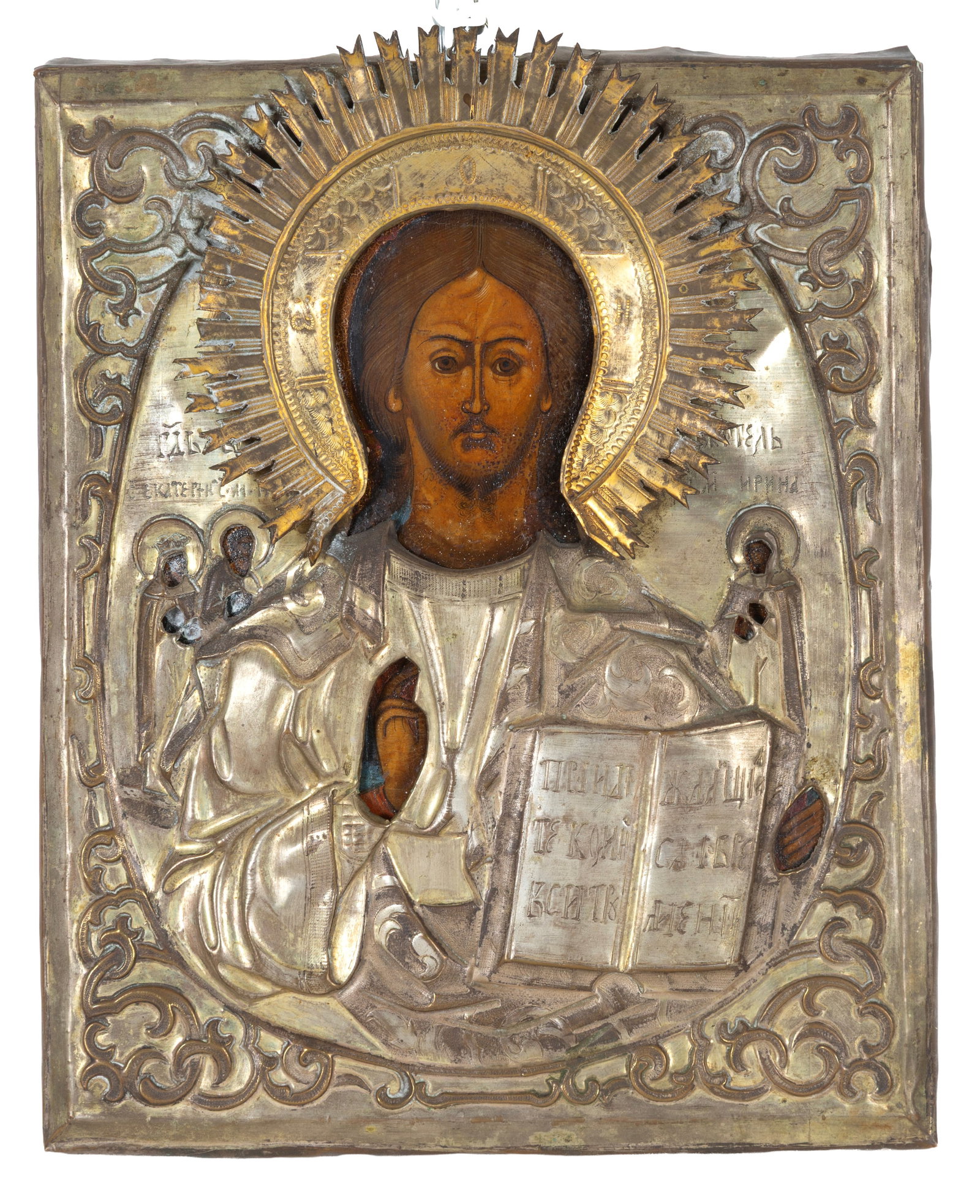 Icona con riza "CRISTO PANTOCRATORE" (1 of 3)