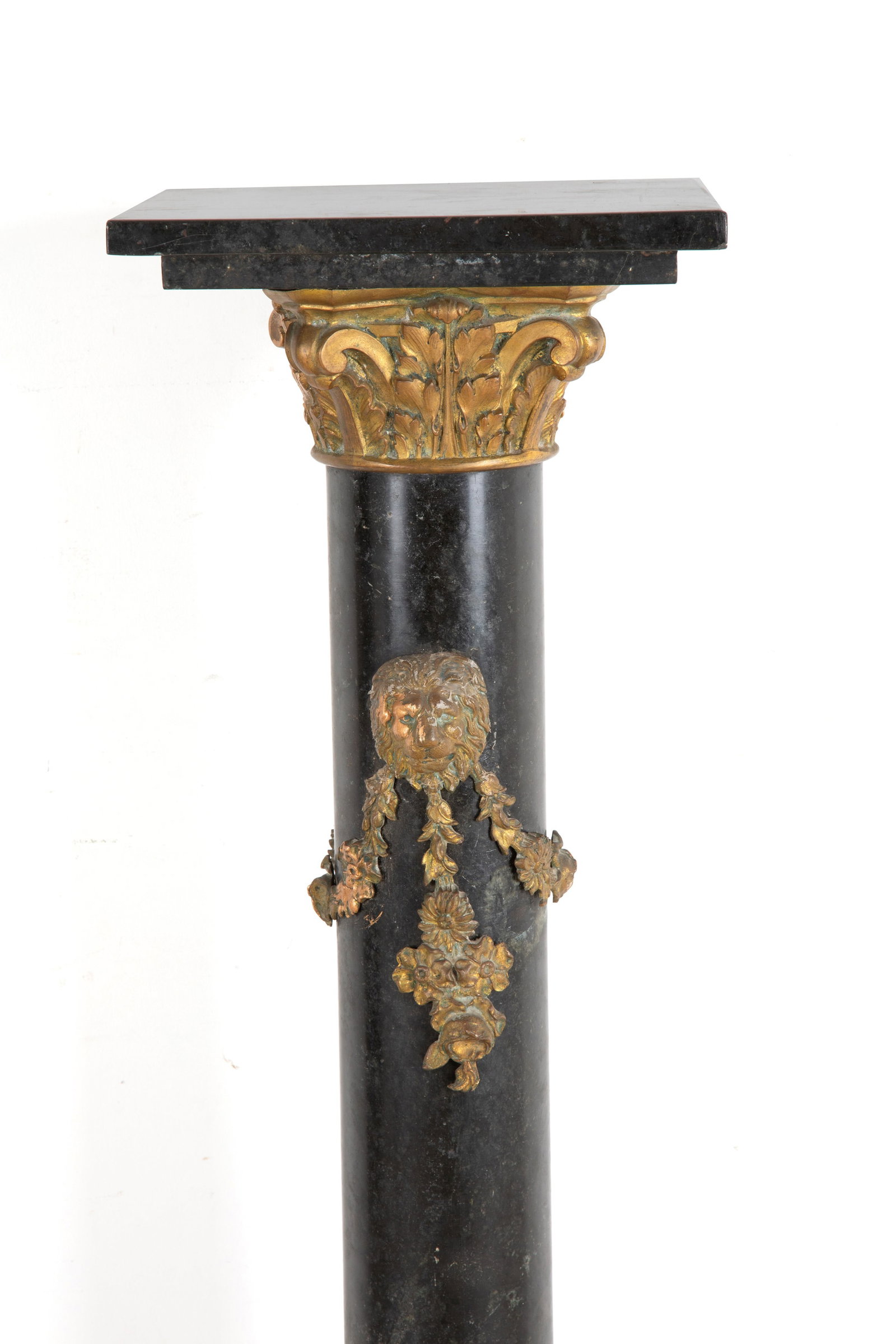 Black marble column - 3