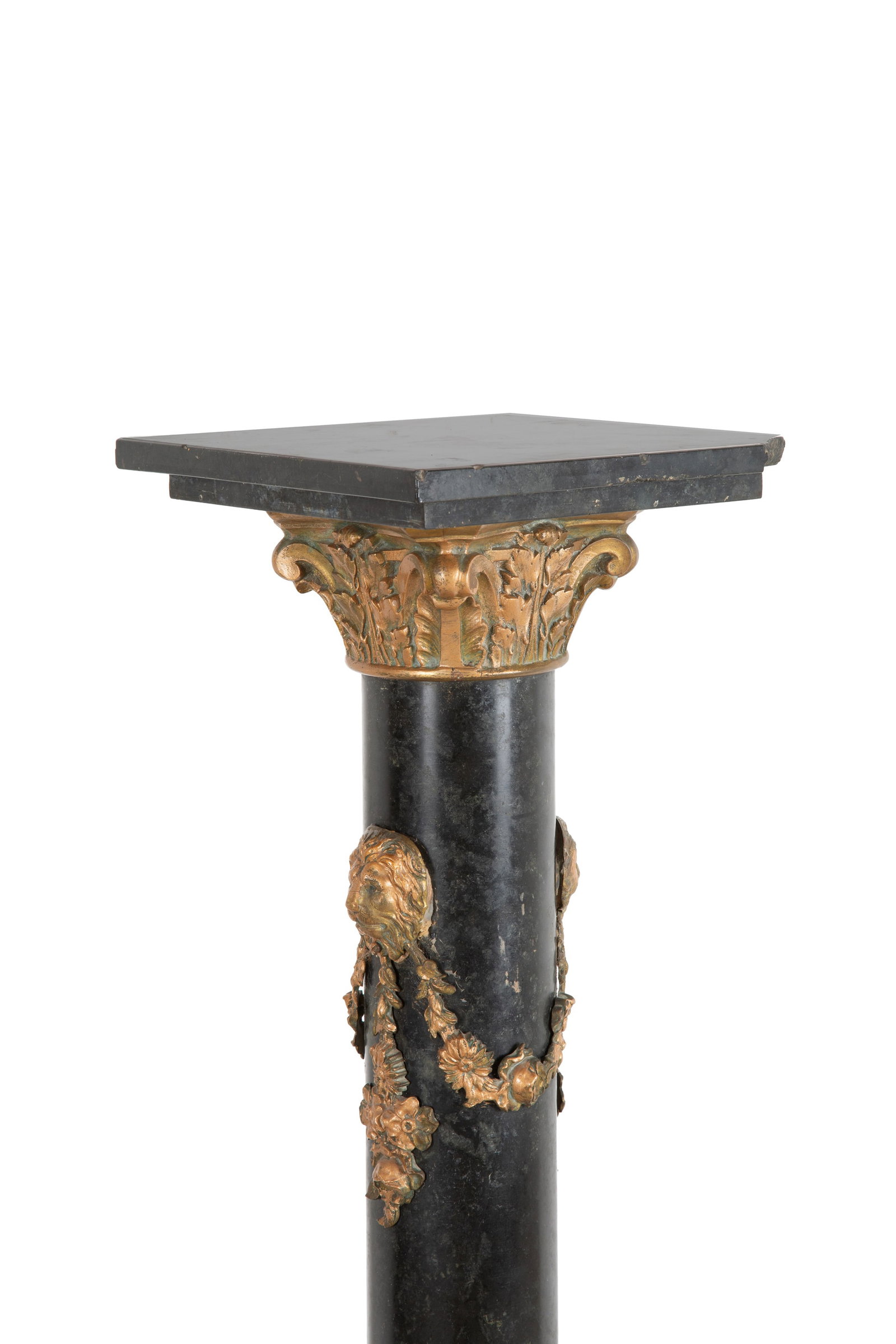 Black marble column - 4