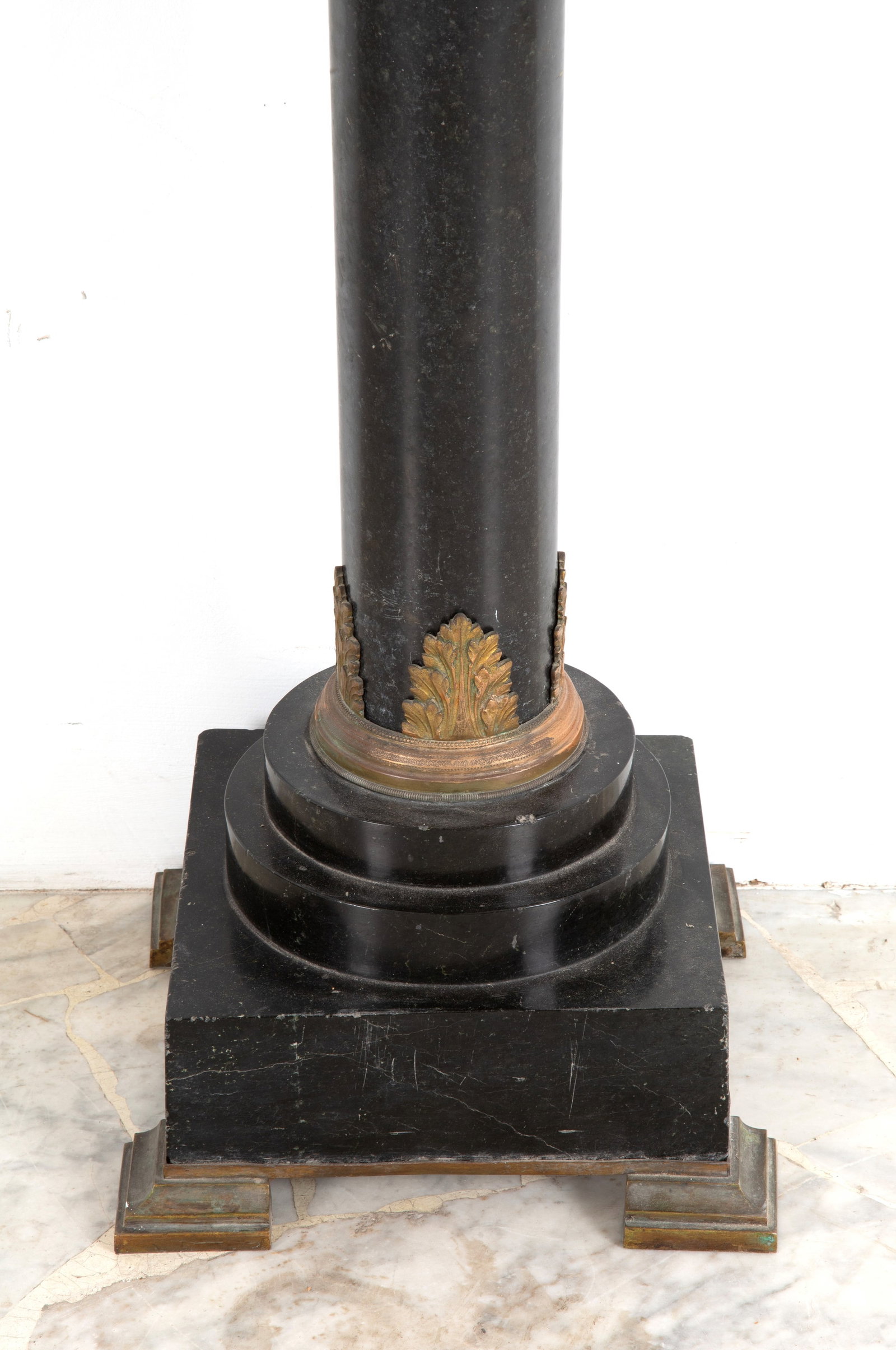Black marble column - 5
