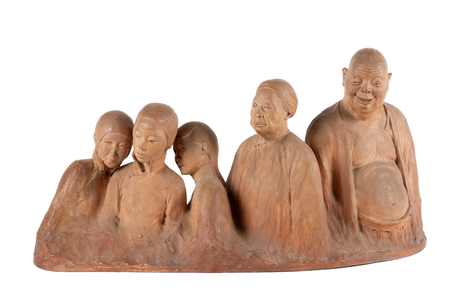GASTON HAUCHECORNE. Gruppo scultoreo "PERSONAGGI ORIENTALI" (1 of 7)