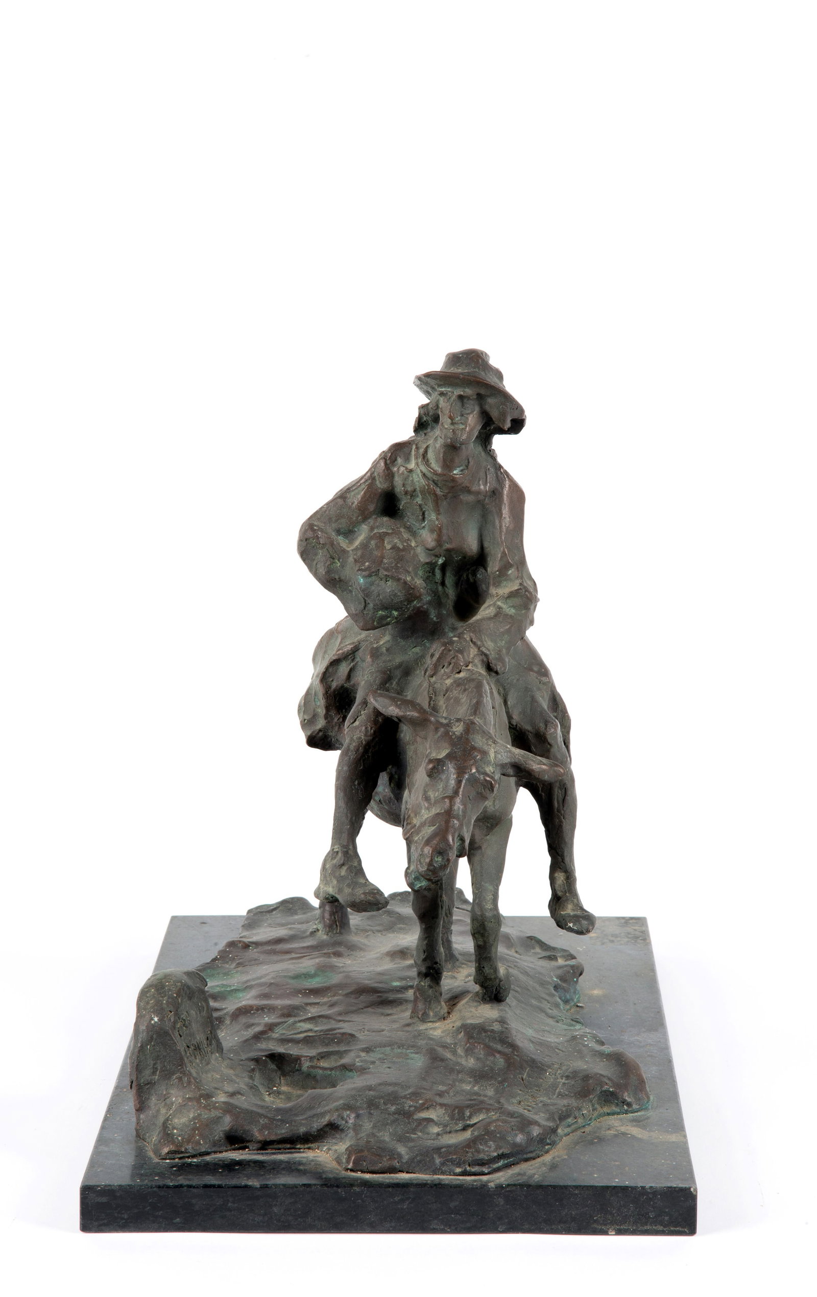 MICHELE VEDANI. Scultura "UOMO SUL MULO" (1 of 5)