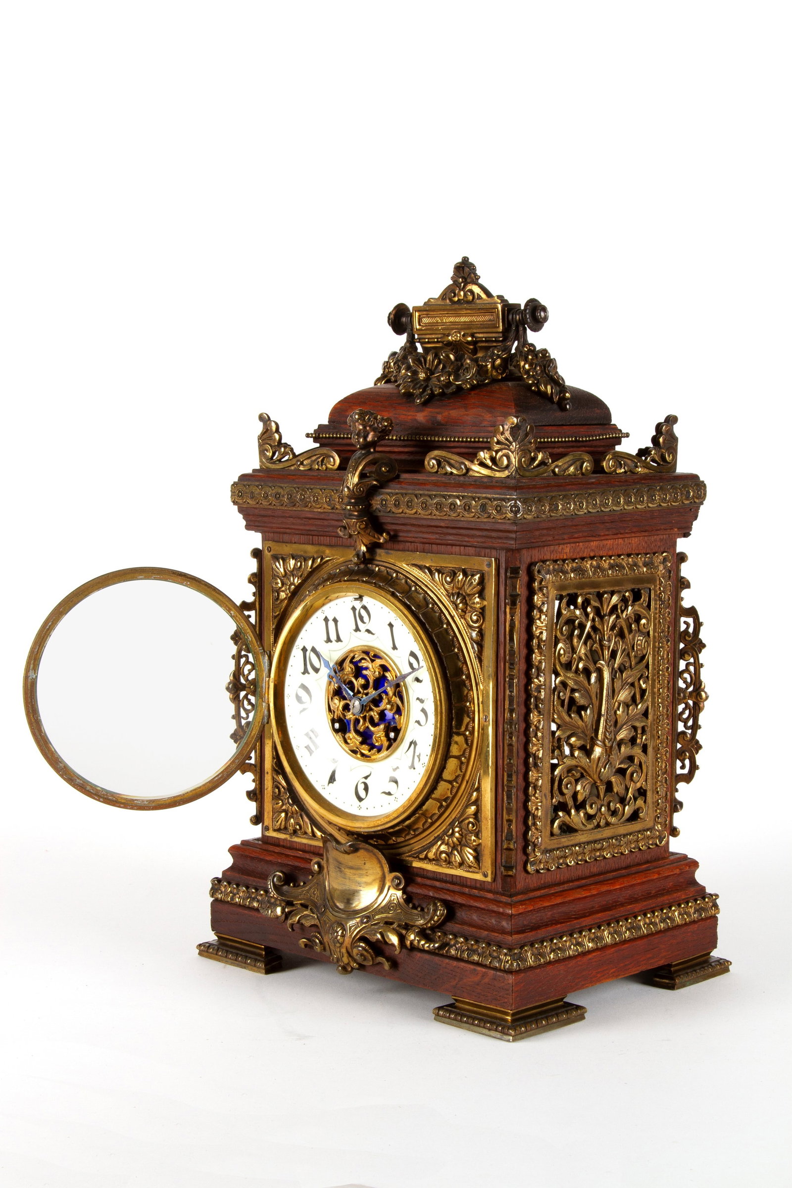 Wooden and bronze clock (1 of 5)