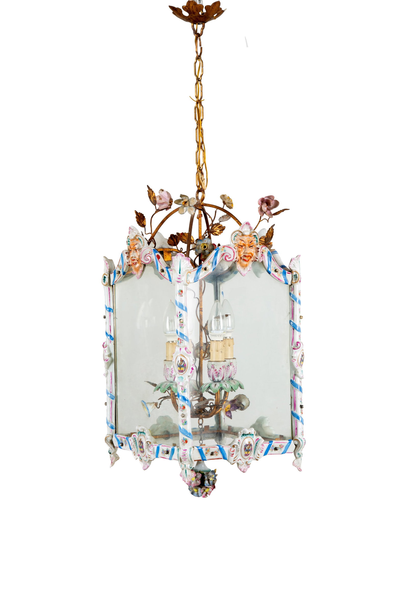 Lampadario a lanterna in ceramica (1 of 7)