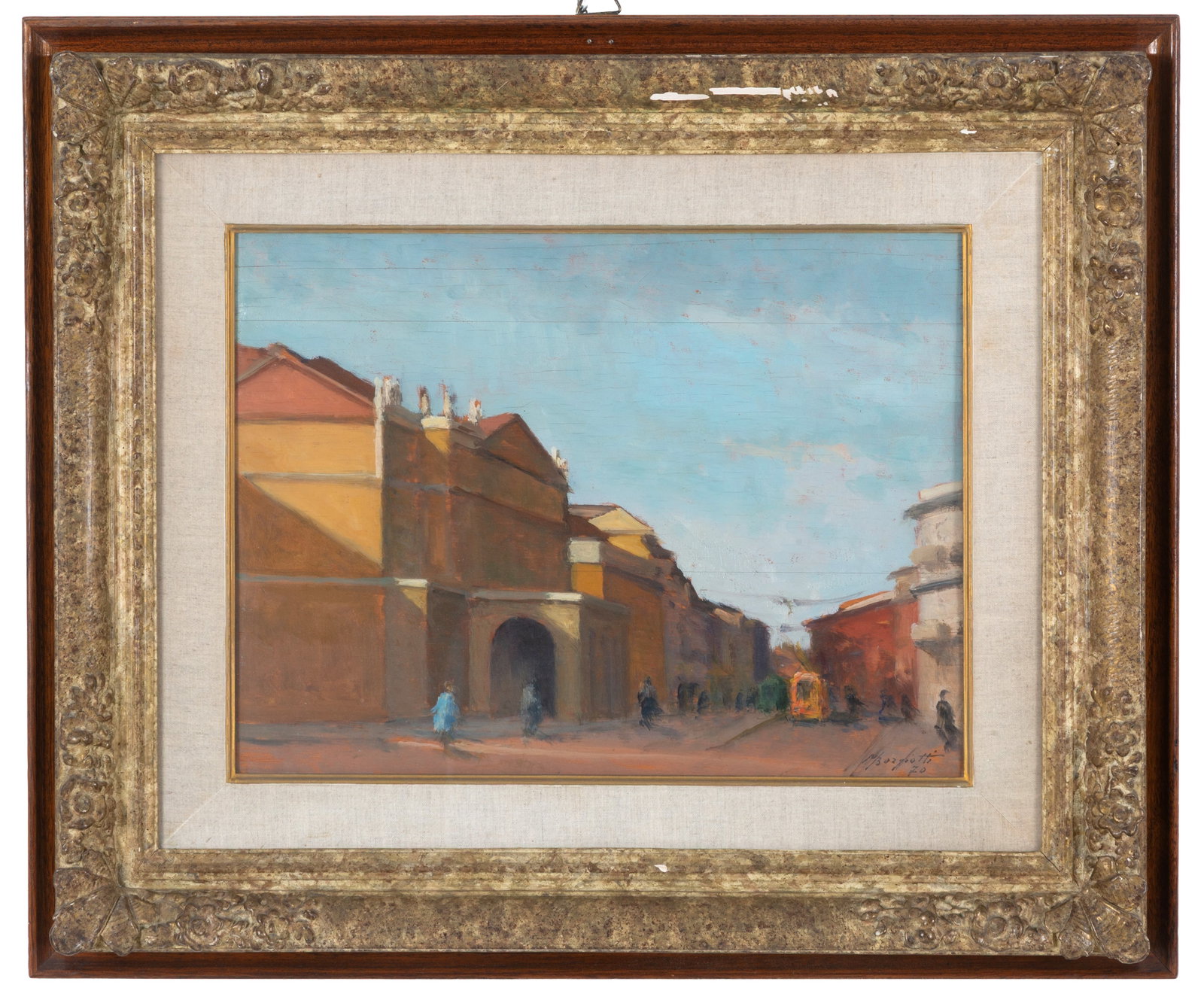 MARIO BORGIOTTI. Dipinto "LA SCALA" (1 of 4)