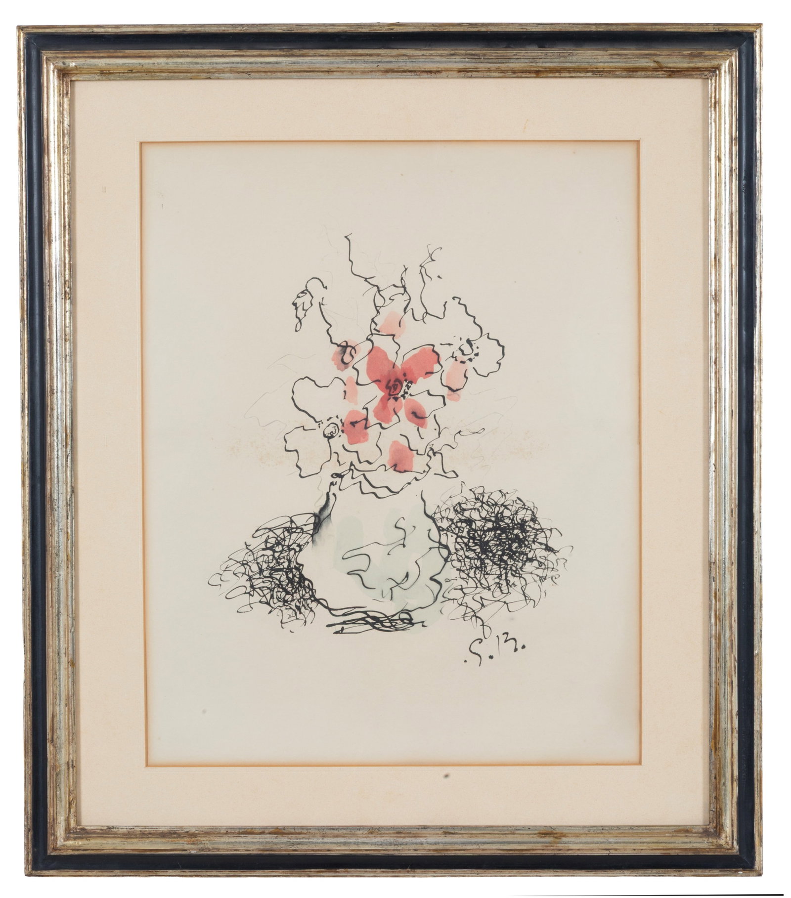 GEORGES BRAQUE. Stampa "VASO DI FIORI" (1 of 4)