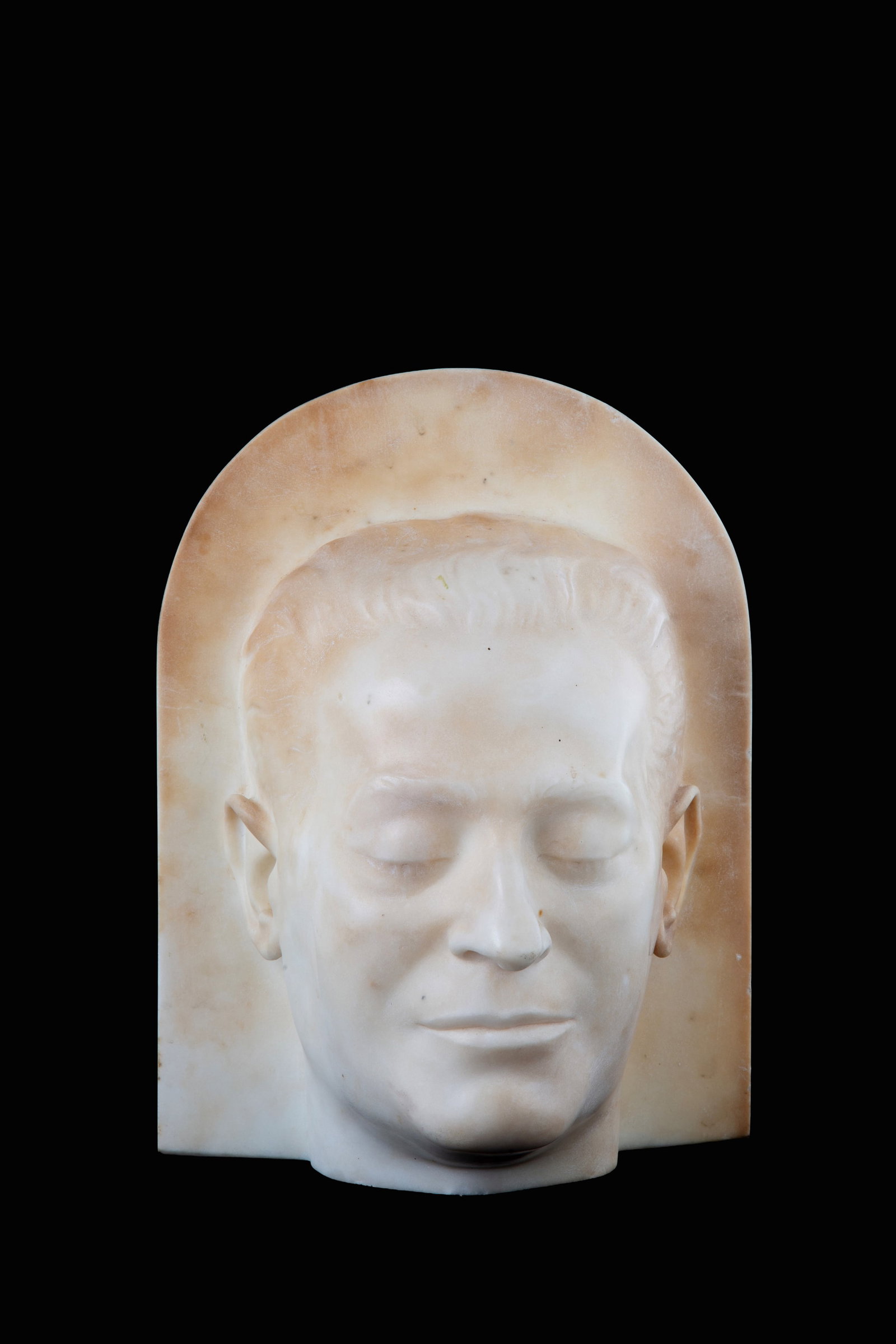 ARRIGO MINERBI. Scultura in marmo "VOLTO MASCHILE" (1 of 4)