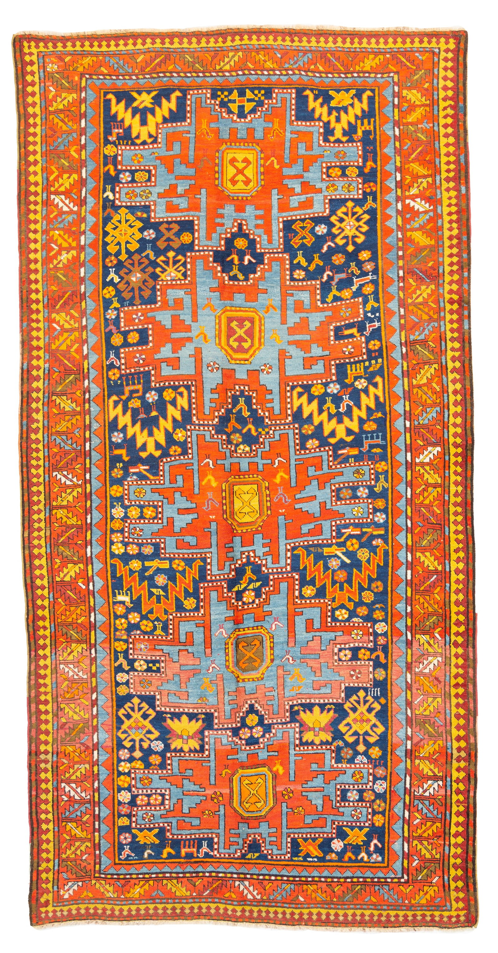Tappeto Kazak disegno Lesghy. Caucaso (1 of 7)