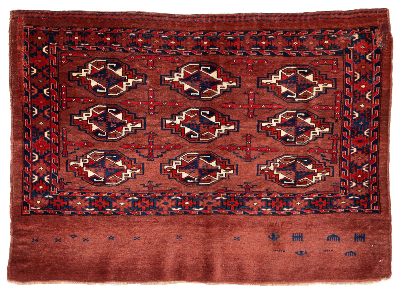 Tappeto Yomut Chuval. Turkestan occidentale (1 of 8)