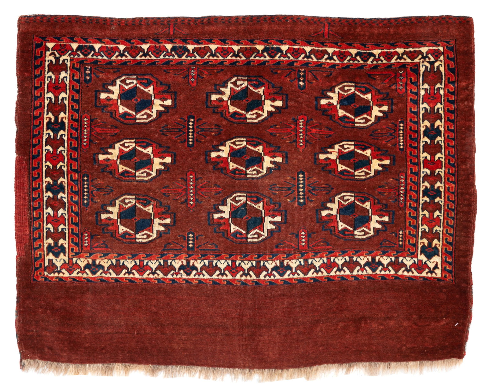 Tappeto Yomut Chuval. Turkestan occidentale (1 of 6)
