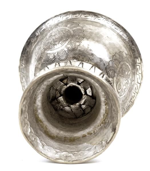 19C Tibetan Tibet Buddha Silver Cup  - 6