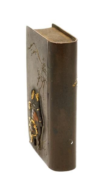 Japanese Mixed Metal Komai Match Safe Figurine - 5