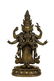 2985: 19C Chinese Tibetan Bronze Buddha Heads Arms