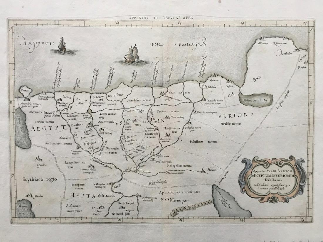 1704 Map of Egypt (1 of 4)