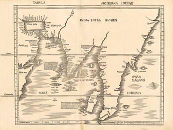 1513 Tabula Moderna Indiae