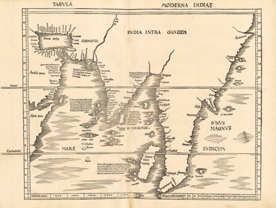 1513 Tabula Moderna Indiae