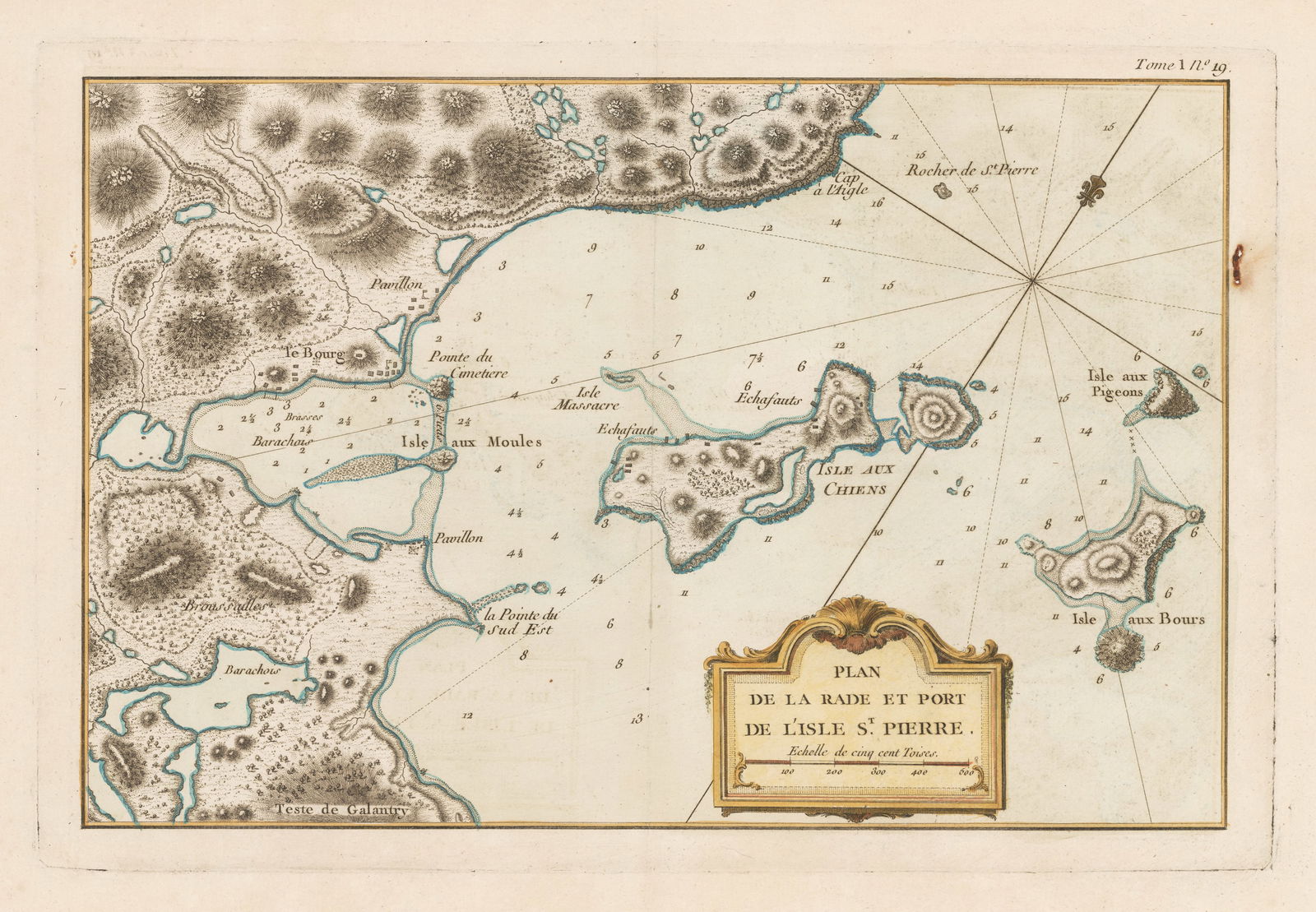 Plan De La Rade Et Port De L'Isle St. Pierre (1 of 1)