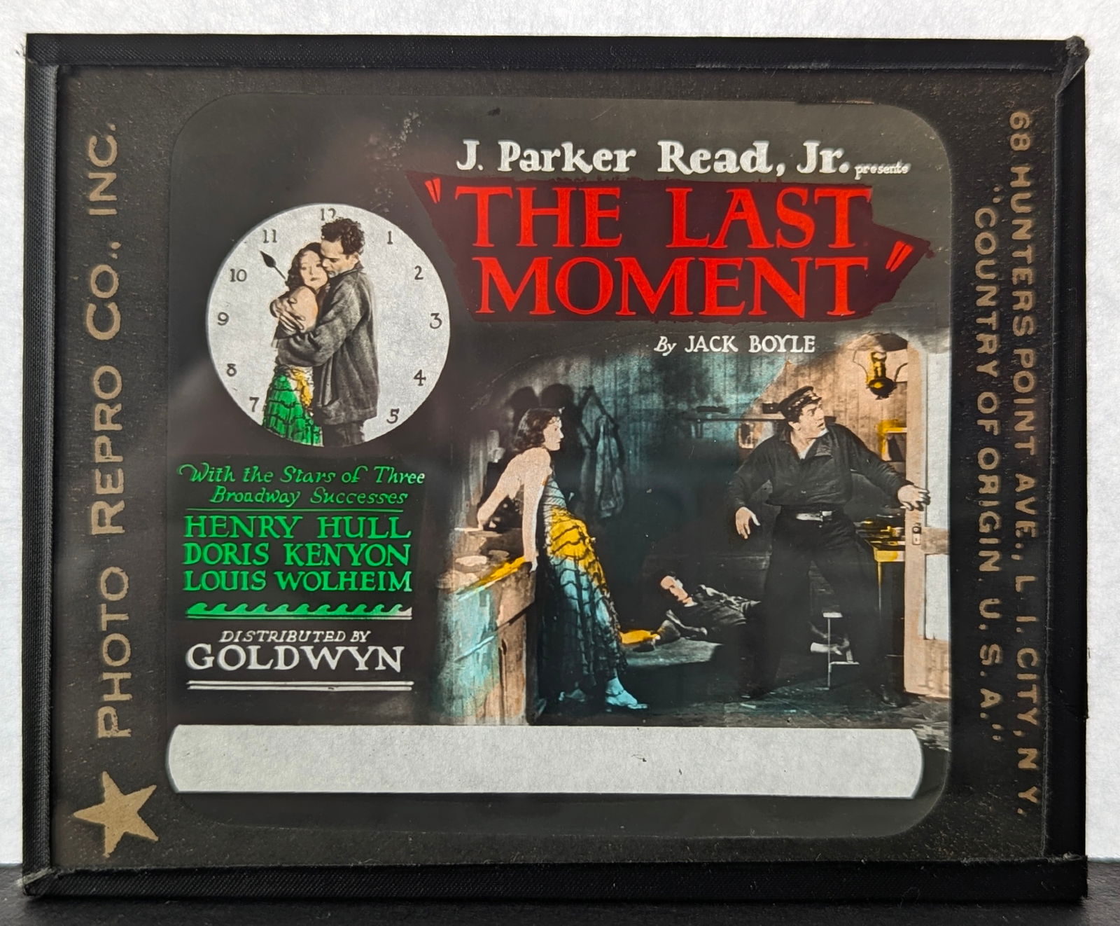 Magic Lantern Movie Slide: The Last Moment, 1923 (1 of 1)