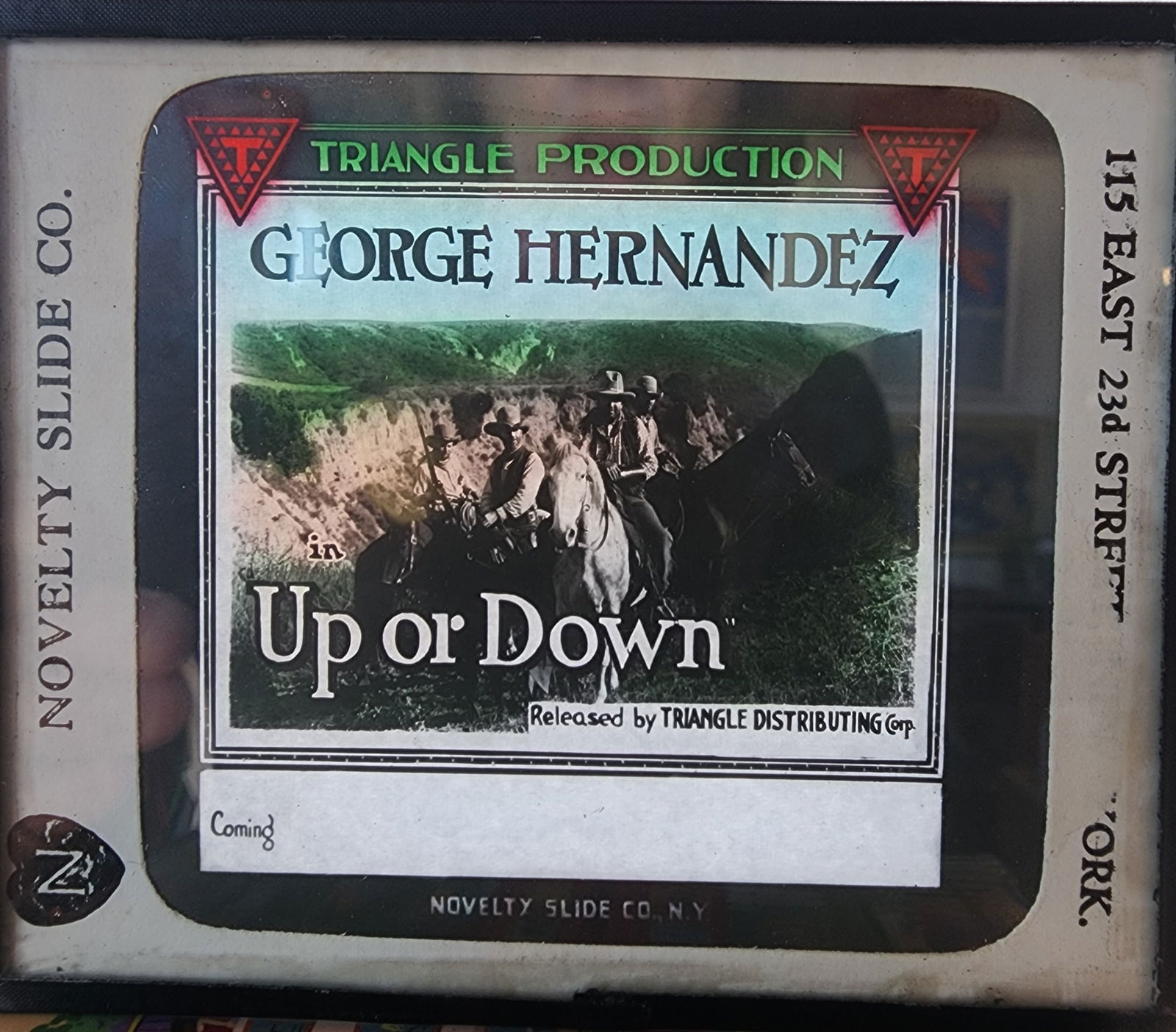 Magic Lantern Movie Slide: Up or Down, 1917 (1 of 1)