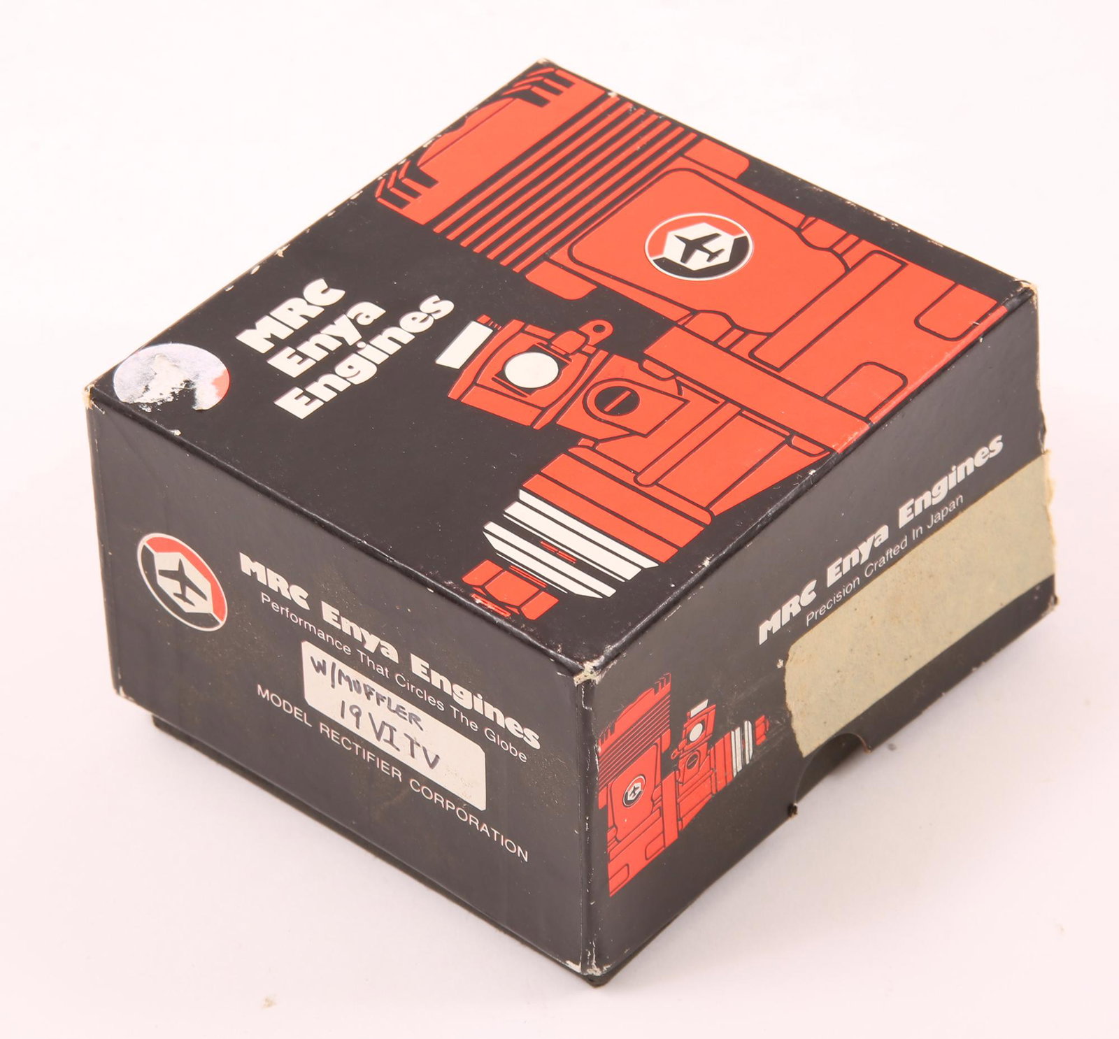 MRC ENYA 19-VI 4006 WITH MUFFLER: MRC ENYA 19-VI 4006 WITH MUFFLER MRC Enya 19-VI 4006 model plane engine with muffler. Size: 3 x 3"