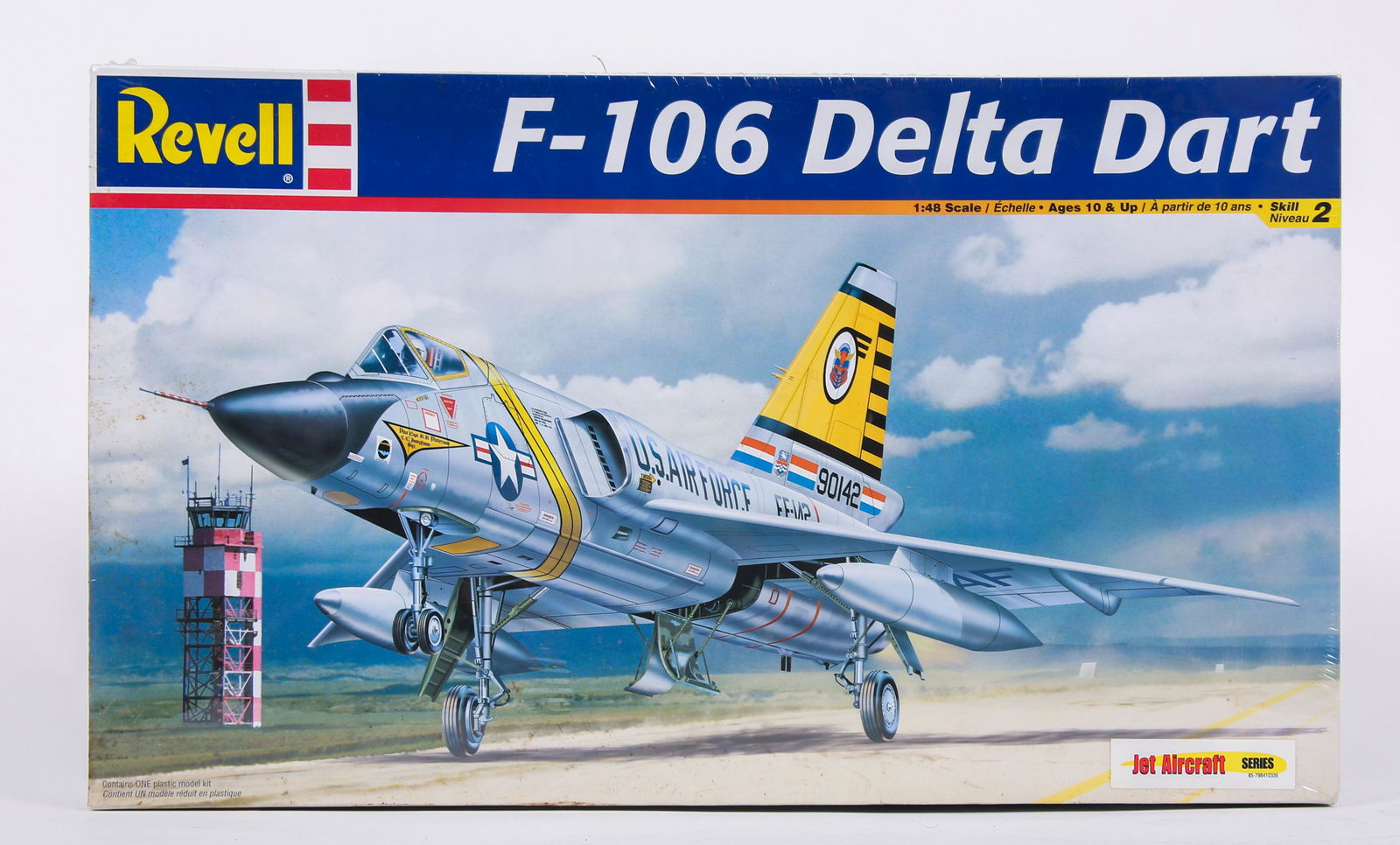 REVELL F-106 DELTA DART MODEL KIT: REVELL F-106 DELTA DART MODEL KIT Revell F-106 Detla Dart plastic model kit. 1:48 scale. In original box; unopened. Scale: 1:48