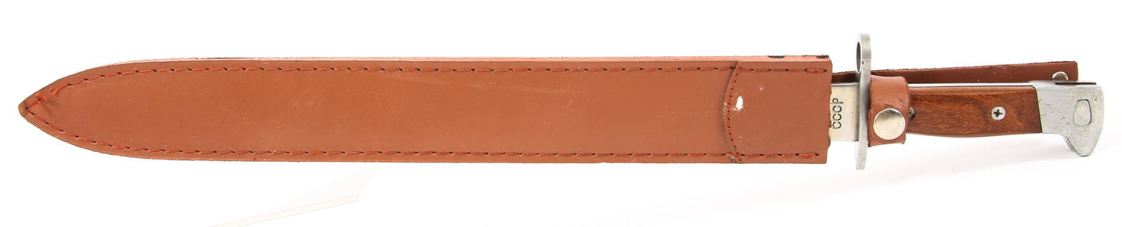 AK-47 CCCP SWORD BAYONET: AK-47 CCCP SWORD BAYONET Modern AK-47 CCCP sword bayonet, includes sheath. Blade length: 15.5"