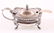 ELLIS-BARKER SILVER CO. SALT, PEPPER AND MUSTARD SET - 7