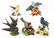LENOX PORCELAIN BIRD FIGURINES - LOT OF 5