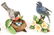 LENOX PORCELAIN BIRD FIGURINES - LOT OF 5 - 3