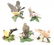 LENOX PORCELAIN BIRD FIGURINES - LOT OF 5 - 4