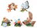 LENOX PORCELAIN BIRD FIGURINES - LOT OF 5