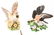 LENOX PORCELAIN BIRD FIGURINES - LOT OF 5 - 2