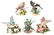 LENOX PORCELAIN BIRD FIGURINES - LOT OF 5