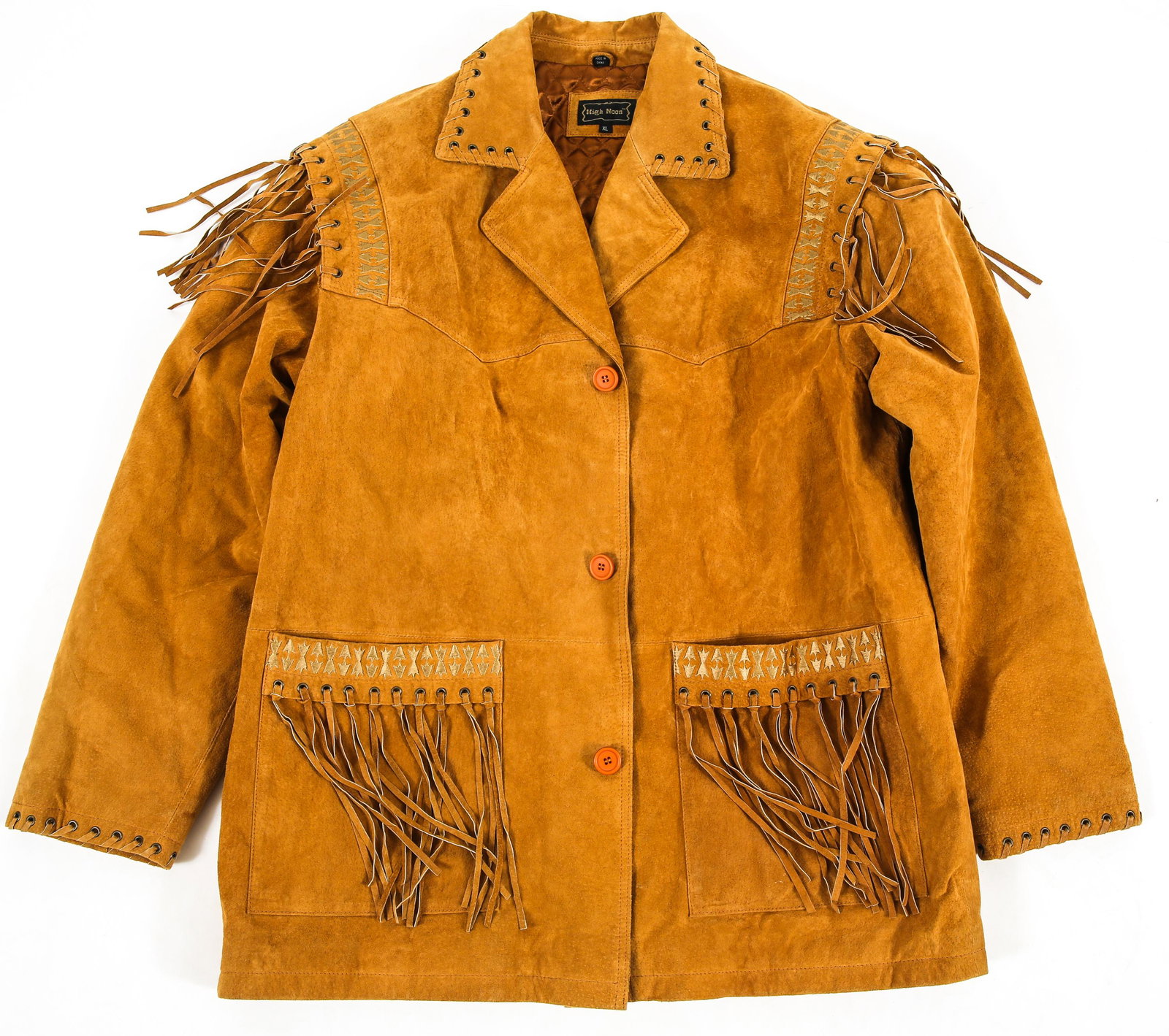 LEATHER COAT GIFTED BY RONALD REAGAN TO PALUMBO: LEATHER COAT GIFTED BY RONALD REAGAN TO PALUMBO Leather coat gifted to General Anthony Palumbo by former President Ronald Reagan during a trip to visit the Reagans at their California ranch in the 199