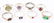 STERLING SILVER GEMSTONE RINGS - LOT OF 10 - 2