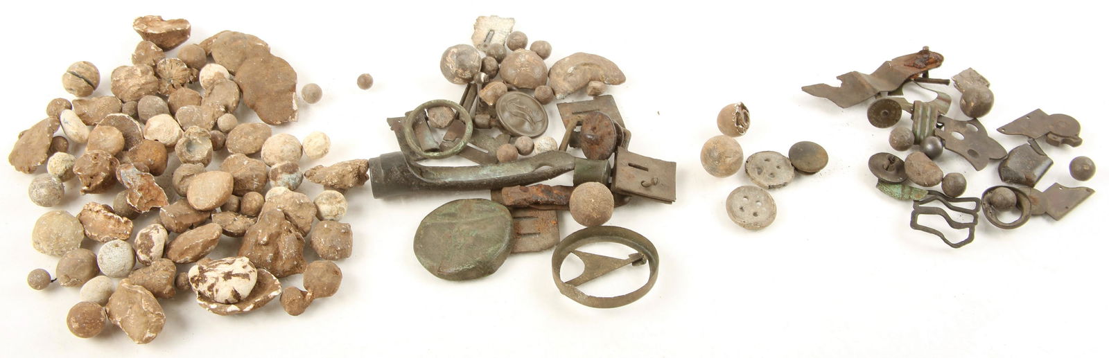DUG BUTTONS, MUSKET BALLS & MORE FL SEMINOLE WAR SITES (1 of 4)