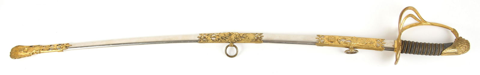 KNIGHTS OF PYTHIAS SWORD OF CAPTAIN DANIEL C. BORTON (1 of 7)