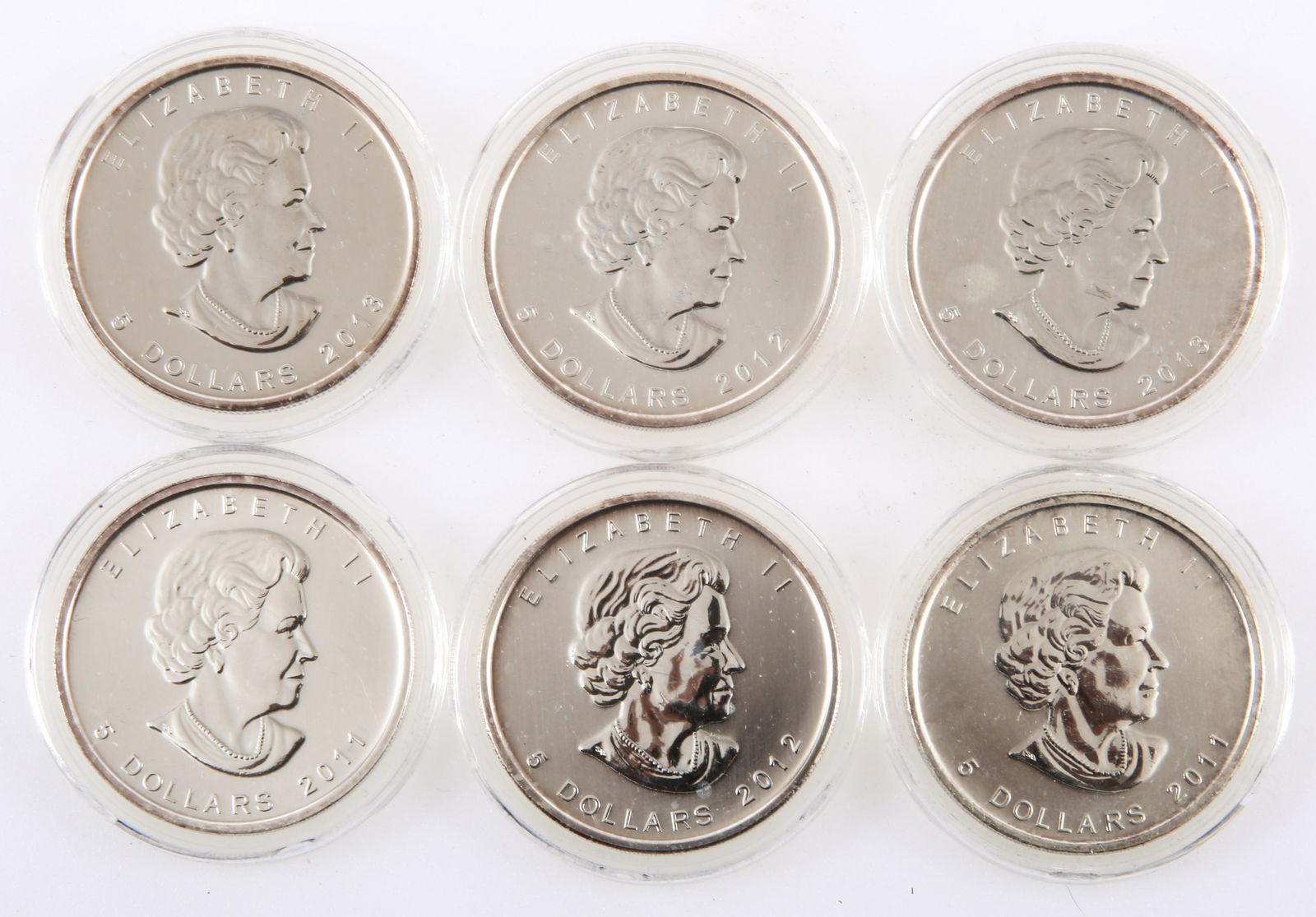 CANADIAN ONE OUNCE FINE SILVER WILDLIFE SERIES COINS (1 of 2)