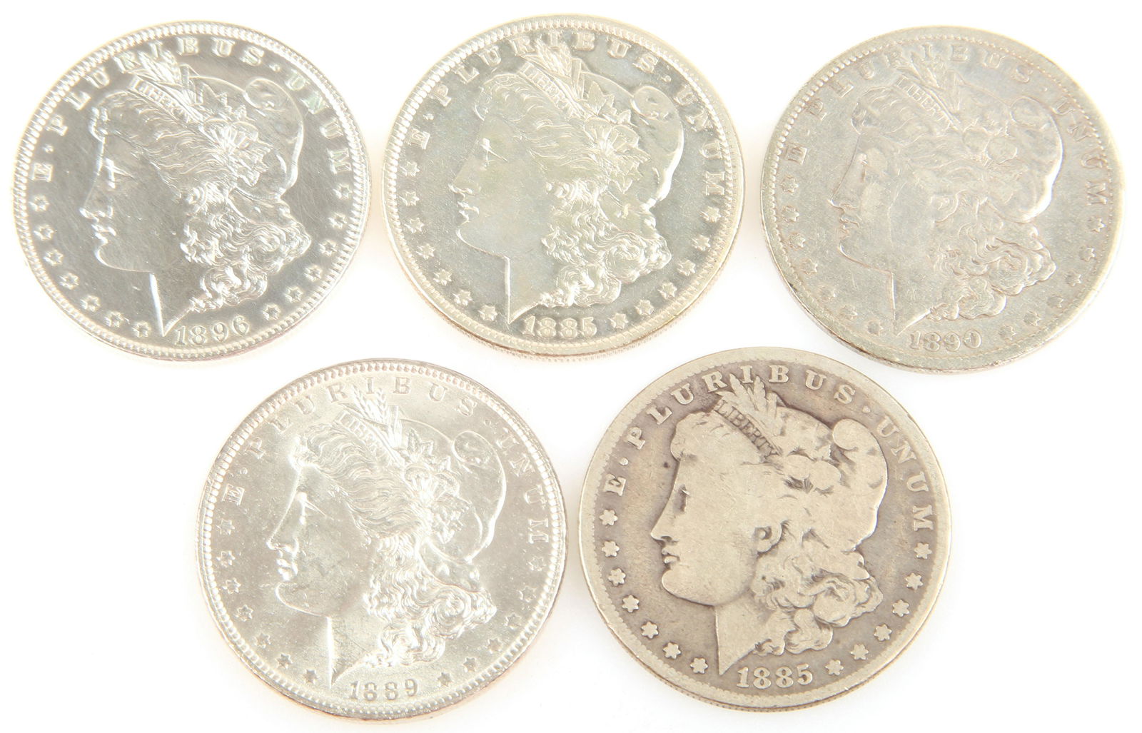 UNITED STATES MORGAN SILVER DOLLARS - 1885-1896 (1 of 2)