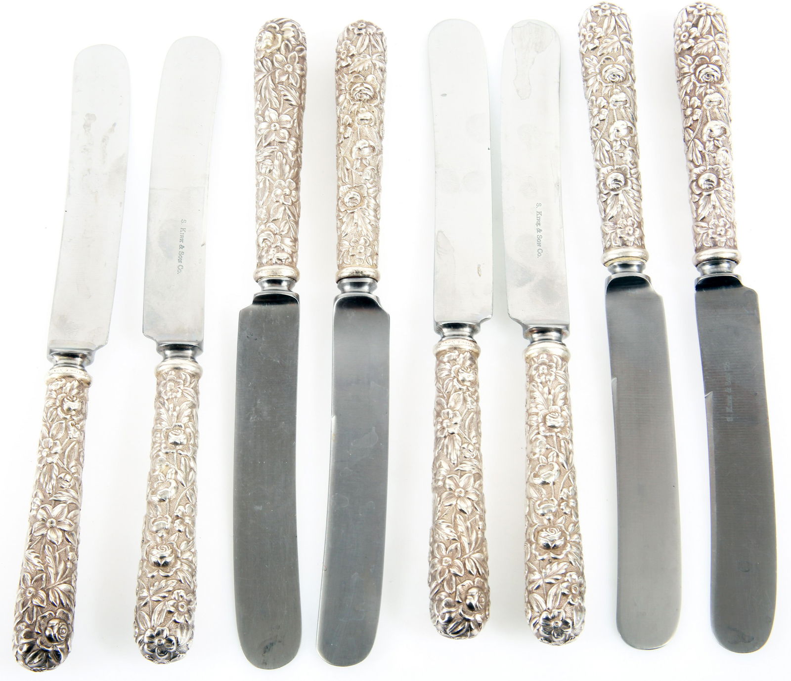 S. KIRK & SON STERLING SILVER REPOUSSE KNIVES (1 of 5)