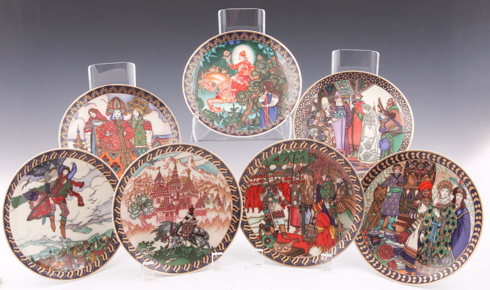 VILLEROY & BOCH RUSSIAN FAIRY TALES PORCELAIN PLATES (1 of 7)