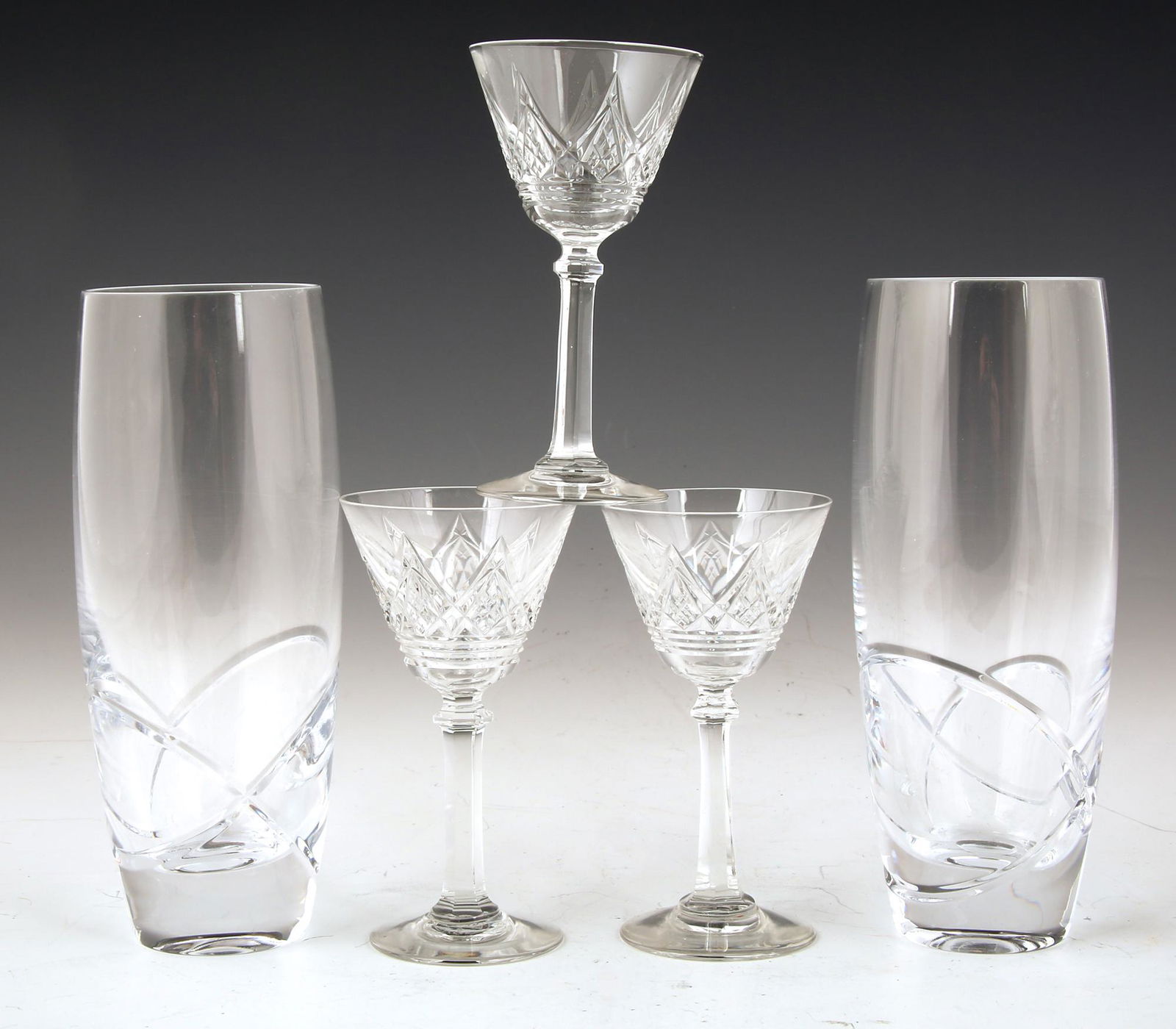 LOUISE KENNEDY AND BACCARAT CUT CRYSTAL - LOT OF 5 (1 of 5)