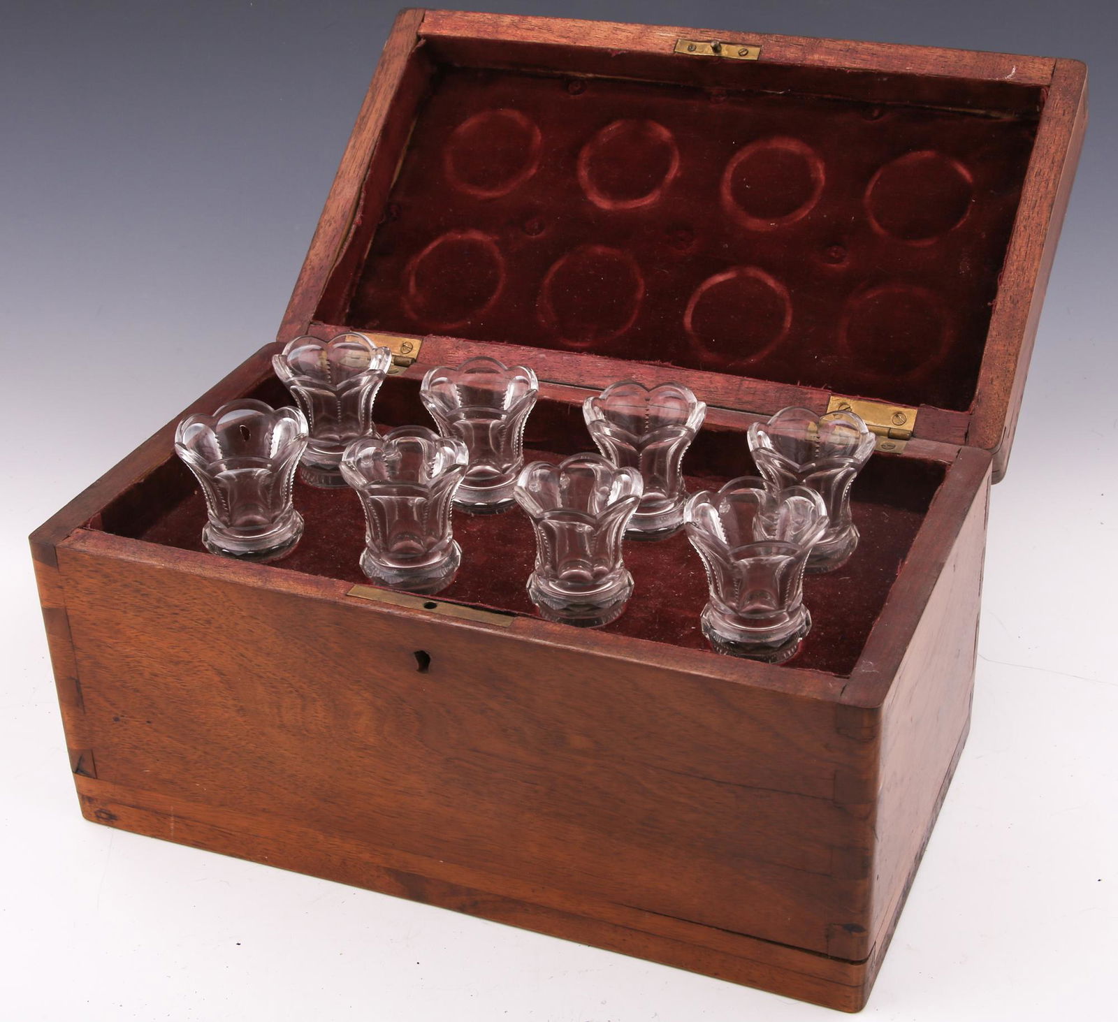 19TH C. ENGLISH GLASS EPERGNE INSERTS (1 of 6)