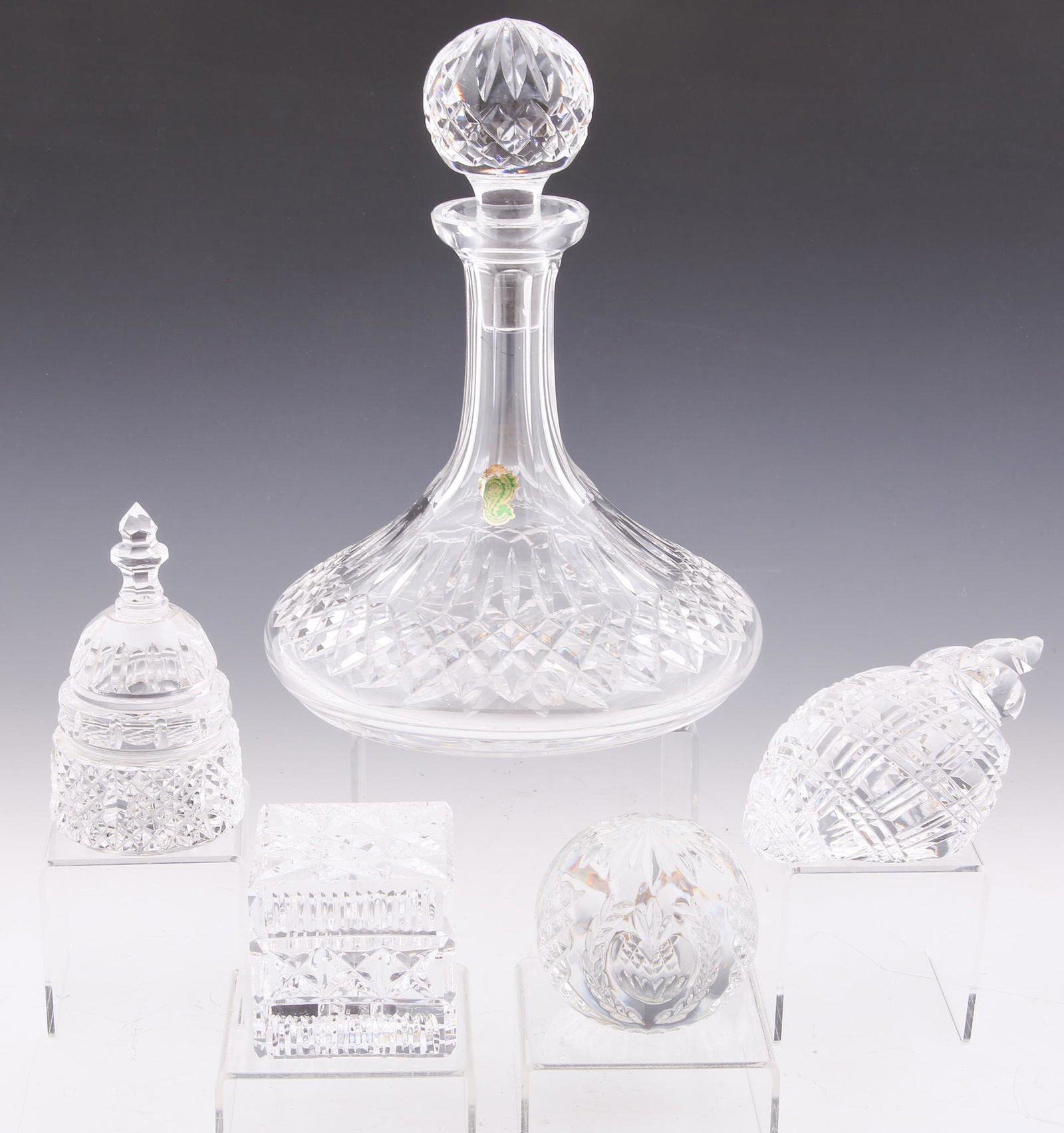 WATERFORD CRYSTAL DECANTER & PAPER WEIGHTS (1 of 5)