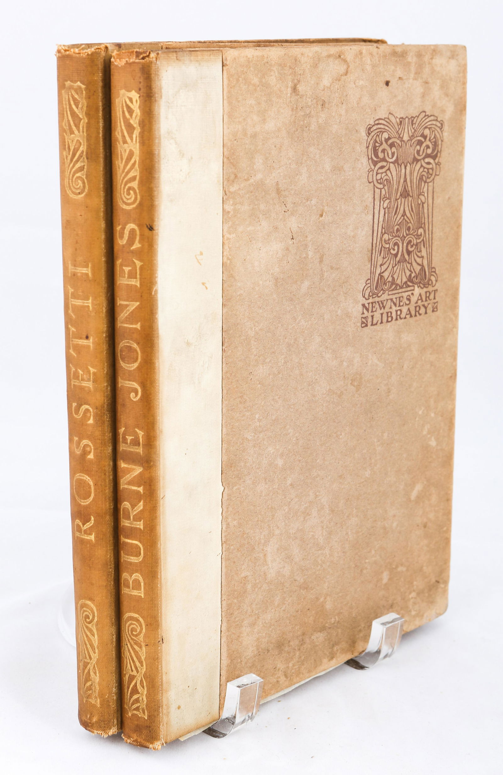 NEWNES' ART LIBRARY | Rossetti & Burne-Jones: NEWNES' ART LIBRARY | Two Volumes: Dante Rossetti & Sir Edward Burne-Jones. Frederick Warne & Co., Early 1900s NEWNES, GEORGE. Newnes' Art Library. Frederick Warne & Co., 1900 & 1905 Da