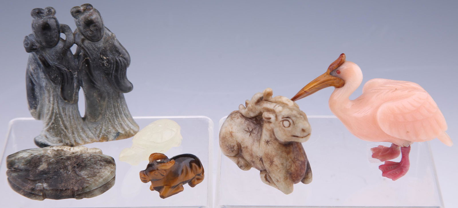 CARVED STONE ANIMALS & FIGURES (1 of 4)