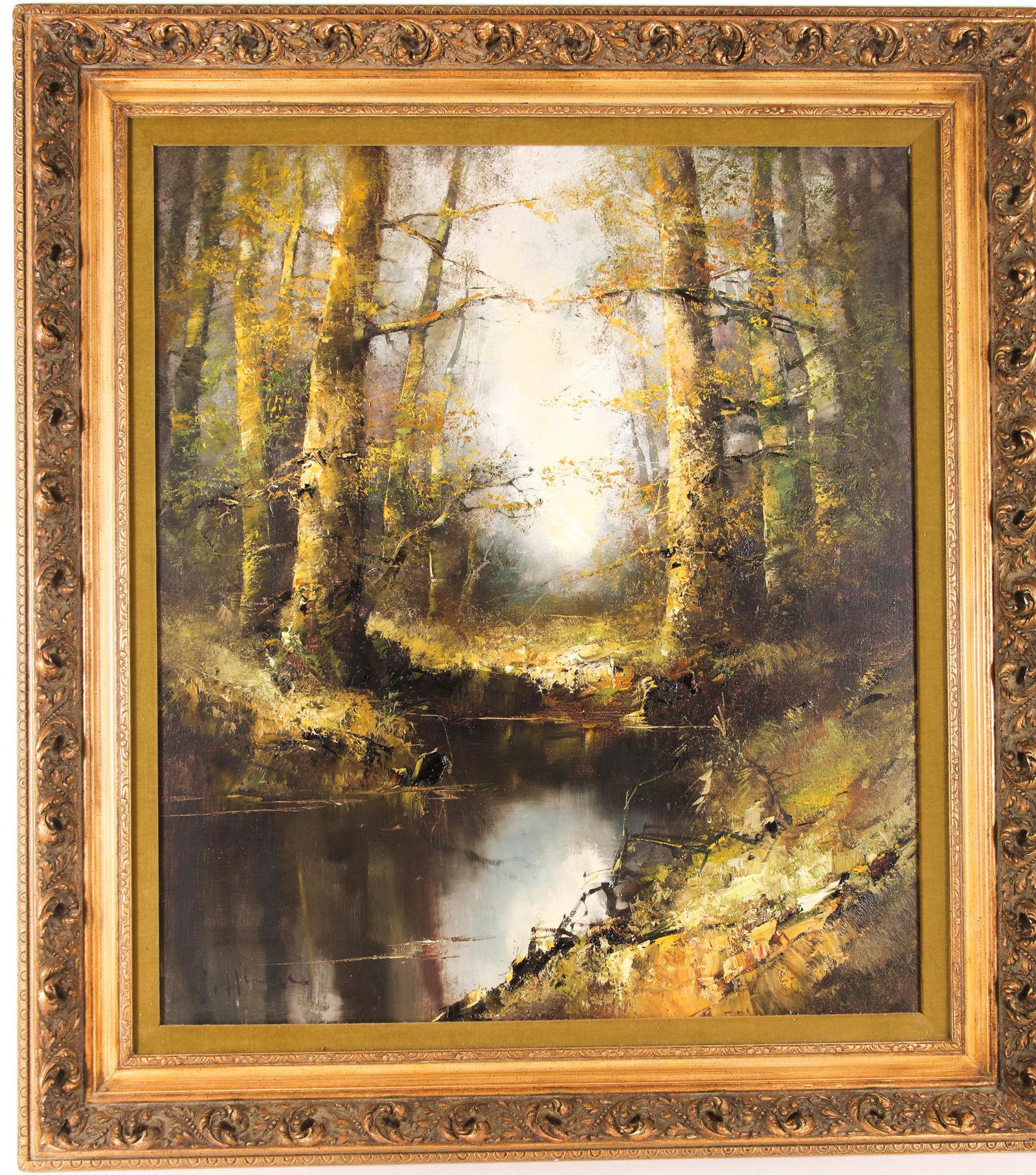 INGFRIED HENZE OIL PAINTING FOREST LANDSCAPE (1 of 8)