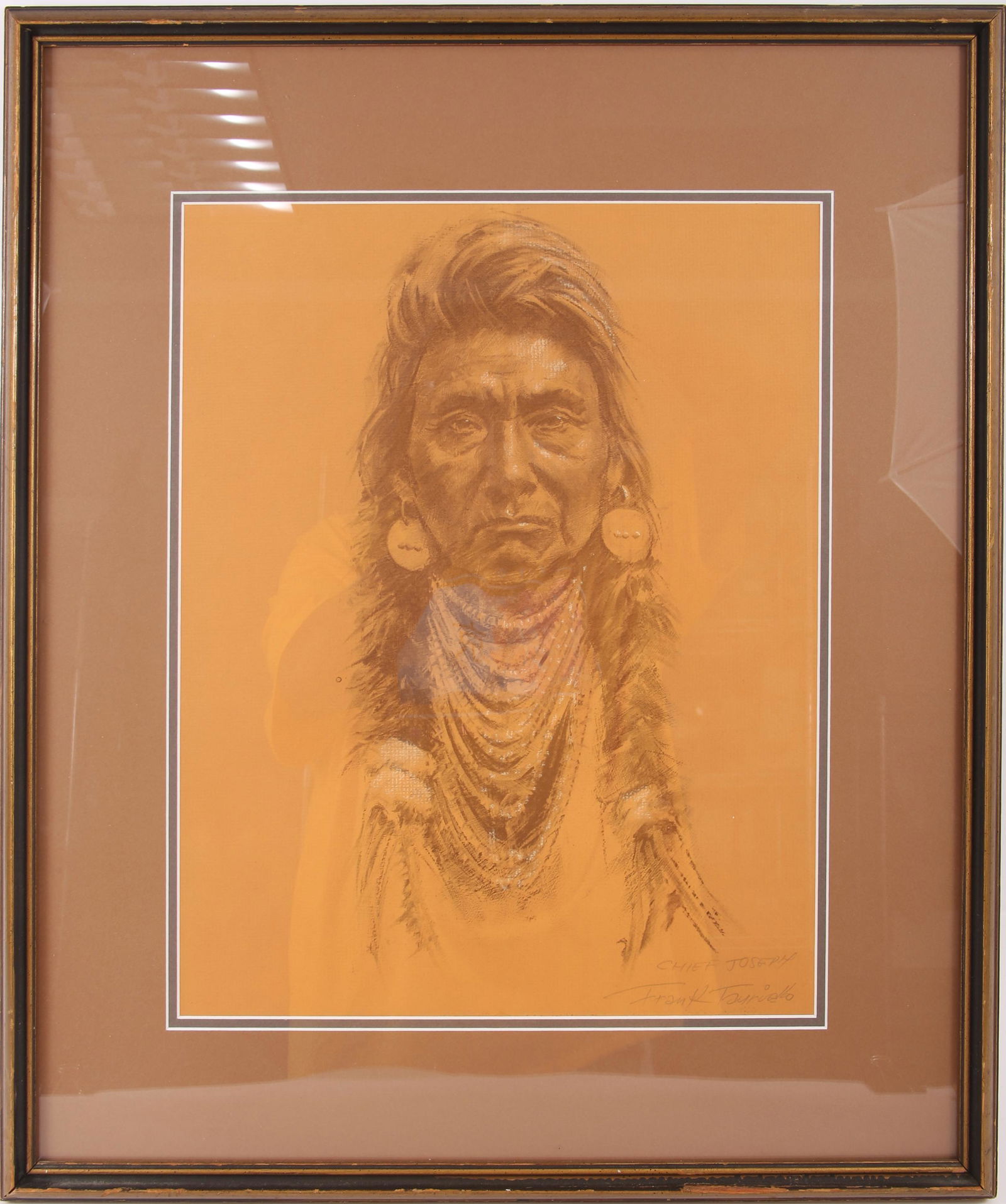 FRANK TAURIELLO CHIEF JOSEPH PRINT AFTER EDWARD CURTIS (1 of 3)