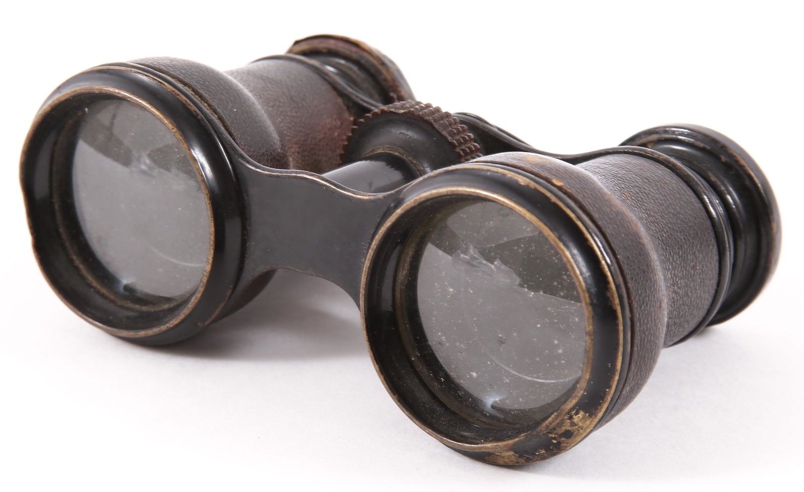 19TH C. JUMELLE CHEVALIER LEATHER CASE OPERA GLASSES (1 of 5)