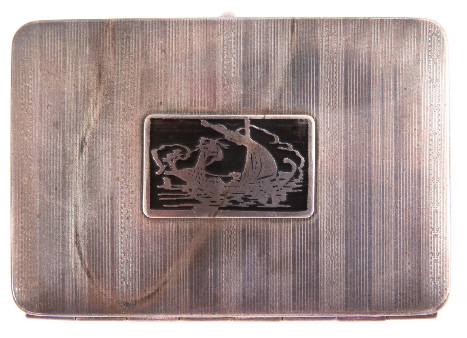 1920s WIGHTMAN & HOUGH STERLING SILVER COMPACT (1 of 6)